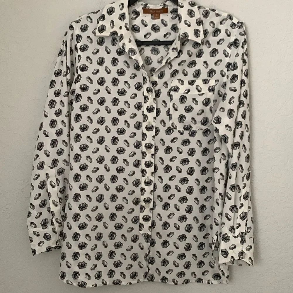 Ellen Tracy Blouse  Size S